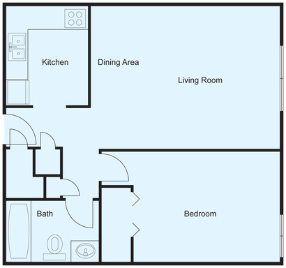 Nice 1 bedroom - Great 1 bedroom located near downtown Marshalltown